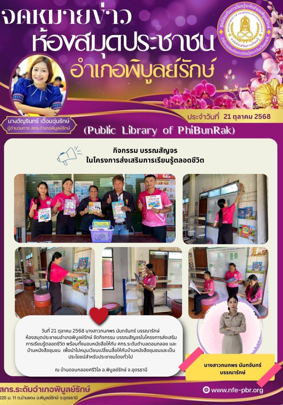 จดหมายข่าวห้องสมุด เดือน ตุลาคม ฉบับที่ 12/2568