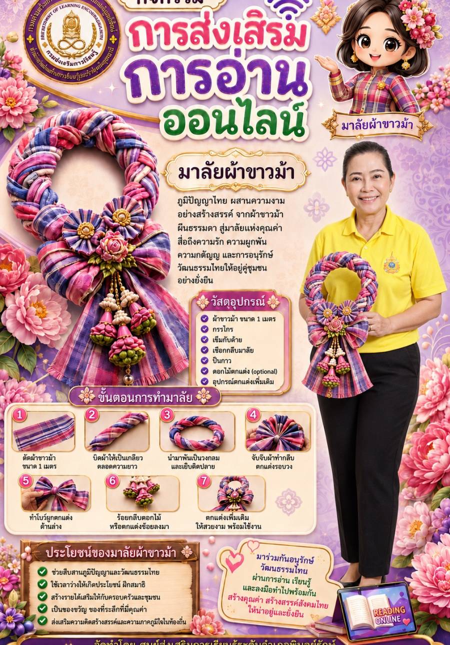 กิจกรรมส่งเสริมการอ่านออนไลน์ 